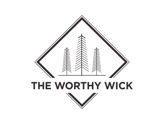 The Worthy Wick logo design by Greenlight