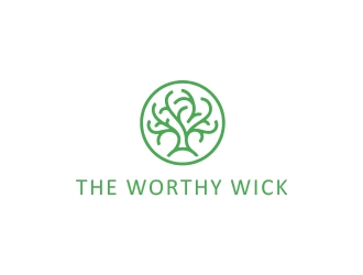 The Worthy Wick logo design by heba