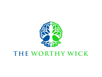 The Worthy Wick logo design by BlessedArt