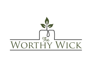 The Worthy Wick logo design by Foxcody