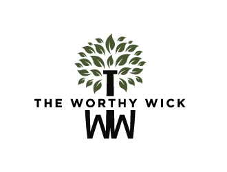The Worthy Wick logo design by Foxcody