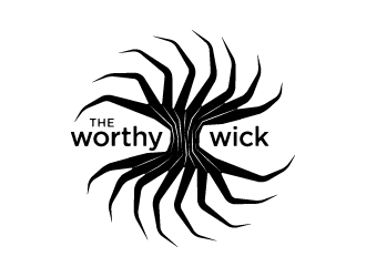The Worthy Wick logo design by hwkomp
