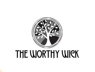 The Worthy Wick logo design by tec343
