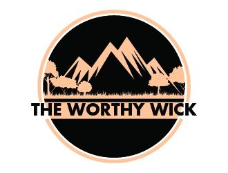 The Worthy Wick logo design by Shailesh