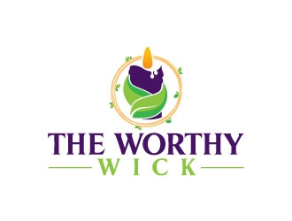 The Worthy Wick logo design by adwebicon