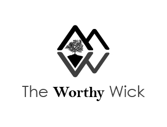 The Worthy Wick logo design by BeezlyDesigns