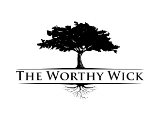 The Worthy Wick logo design by Kanya