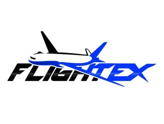 FLIGHTEX logo design by DreamLogoDesign