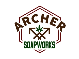 Archer Soapworks logo design by DreamLogoDesign