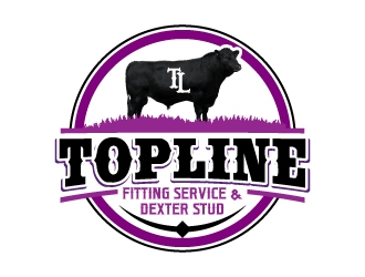 Topline Fitting Service & Dexter Stud logo design by jaize