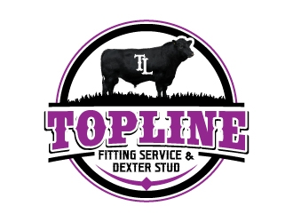 Topline Fitting Service & Dexter Stud logo design by jaize