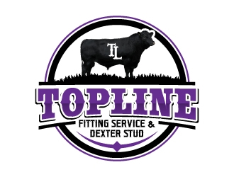 Topline Fitting Service & Dexter Stud logo design by jaize