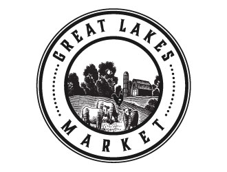 Great Lakes Market logo design by AYATA