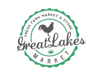 Great Lakes Market logo design by Rachel