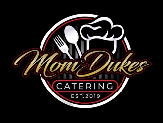 Mom Dukes Catering logo design by DreamLogoDesign