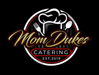 Mom Dukes Catering logo design by DreamLogoDesign
