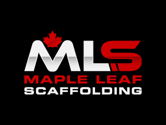 Maple Leaf Scaffolding logo design by akilis13