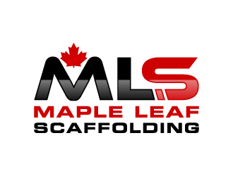 Maple Leaf Scaffolding logo design by akilis13