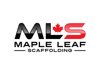 Maple Leaf Scaffolding logo design by AisRafa