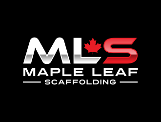 Maple Leaf Scaffolding logo design by AisRafa