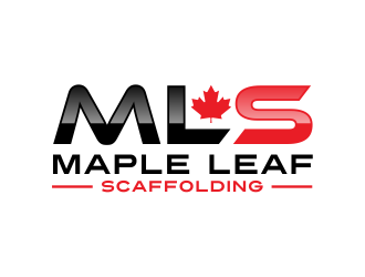 Maple Leaf Scaffolding logo design by AisRafa