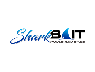 Shark Bait Pools and Spas logo design by semar