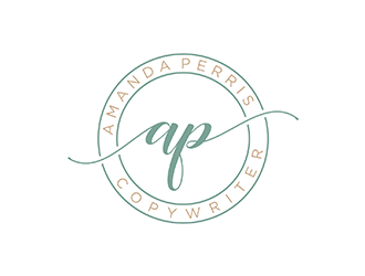 Amanda Perris - copywriter logo design by ndaru
