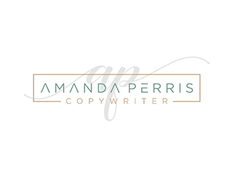 Amanda Perris - copywriter logo design by ndaru