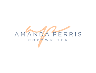 Amanda Perris - copywriter logo design by ndaru