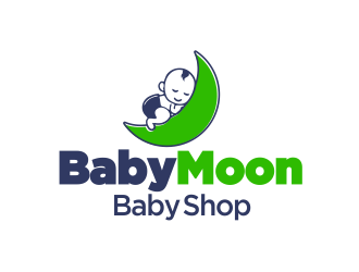 BabyMoon Baby Shop logo design by YONK