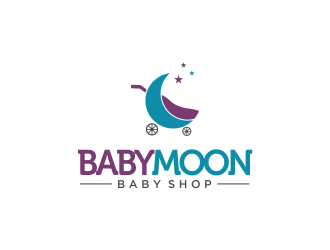 BabyMoon Baby Shop logo design by oke2angconcept