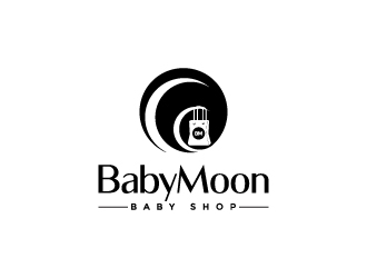 BabyMoon Baby Shop logo design by MUSANG