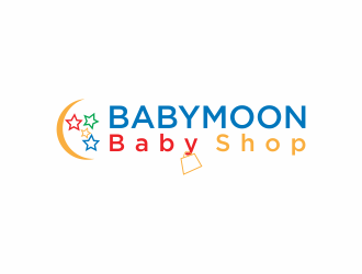 BabyMoon Baby Shop logo design by luckyprasetyo