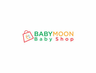 BabyMoon Baby Shop logo design by luckyprasetyo