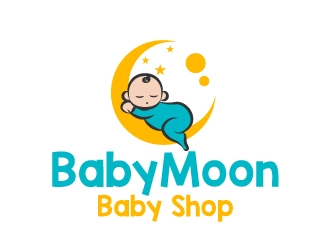 BabyMoon Baby Shop logo design by LogOExperT