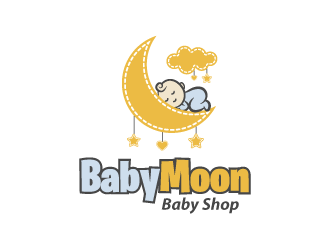 BabyMoon Baby Shop logo design by torresace