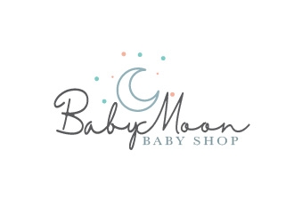 BabyMoon Baby Shop logo design by Rachel