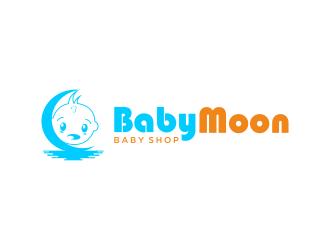 BabyMoon Baby Shop logo design by Mahrein