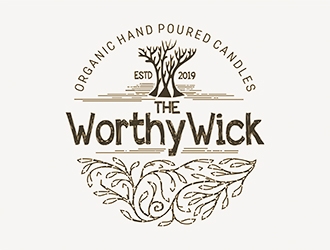 The Worthy Wick logo design by MCXL