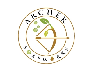 Archer Soapworks logo design by Foxcody
