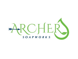 Archer Soapworks logo design by KreativeLogos