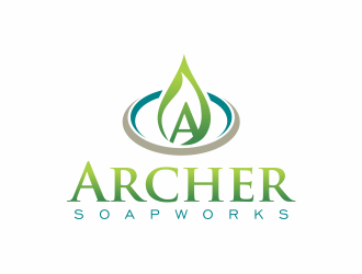 Archer Soapworks logo design by up2date