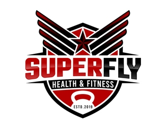 Superfly Health & Fitness logo design by DreamLogoDesign