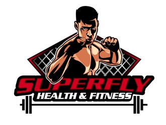 Superfly Health & Fitness logo design by DreamLogoDesign