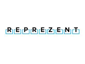 Reprezent logo design by BeDesign