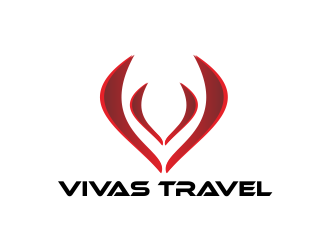 VIVAS TRAVEL logo design by Greenlight