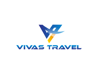 VIVAS TRAVEL logo design by Greenlight