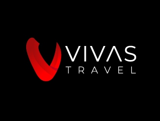 VIVAS TRAVEL logo design by robiulrobin