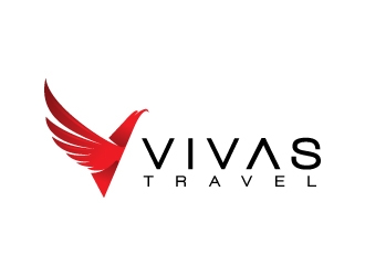 VIVAS TRAVEL logo design by sanu
