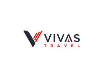 VIVAS TRAVEL logo design by ammad